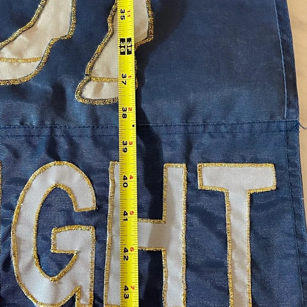 Vintage 1998 O Holy Night Nativity Christmas Banner 28x44 Flag